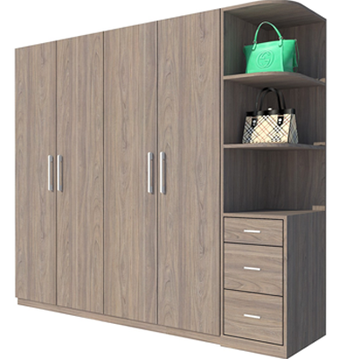 Tủ quần áo gỗ ép 1m6 GMDF09 2000x2000x540mm trang trà không gian phòng ngủ giá rẻ tại hà đông hà nội thiết kế đẹp