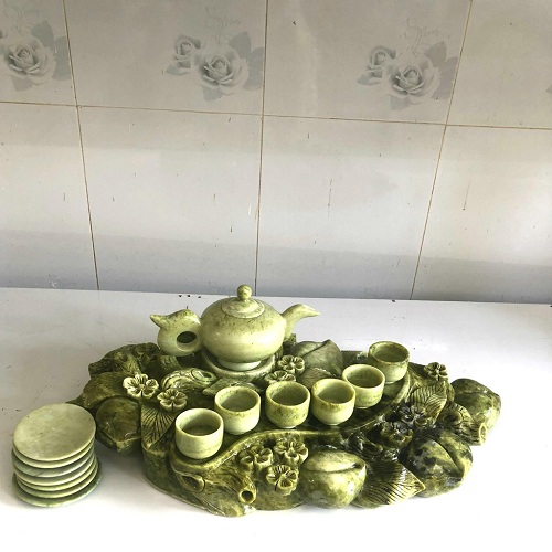 Khay ấm chén đã xanh văn chấn yên bái