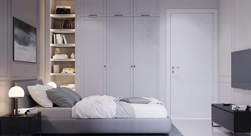 Thiết kế phòng ngủ biệt thự hải phòng phong cách tân cổ điển