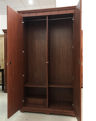 hình ảnh thá»±c tế KÃch thước thá»±c tế tá»§ đựng quần áo mở 2 cánh bản lá», hai buồng phá»§ Simili
