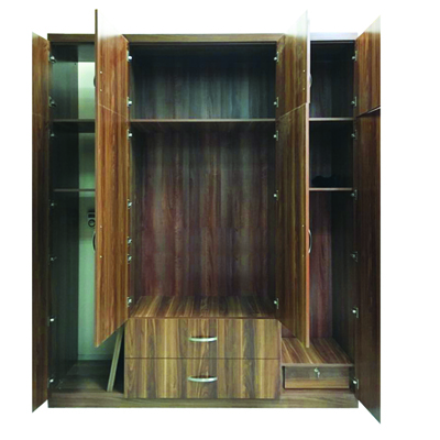buồng trong Tủ quần áo gỗ 2m vân gỗ xoan GMDF52
