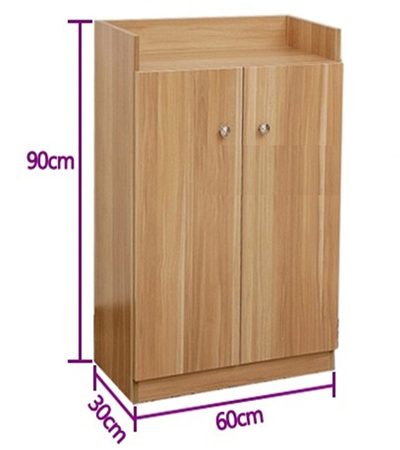 hình ảnh thiết kế Tủ giầy gỗ MFC rộng 60cm xoan đà o GTG15