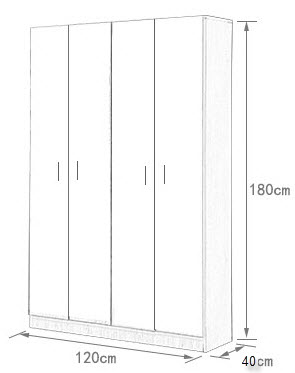 Thiết kế tá»§ gấp quần áo 1m2 nhiá»u ngăn