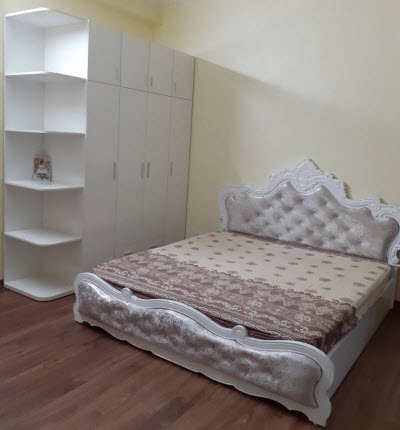 Combo ná»™i thất phòng ngá»§ tân cổ Ä‘iển vai giưá»ng nữ hoà ng bá»c nỉ
