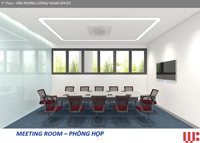 Khu vực phòng họp trường quốc tế thăng long