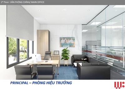 Phòng hiệu trưởng Phòng làm việc chung trường quốc tế thăng long
