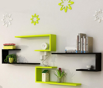 kệ ghép thanh mầu xanh kết hợp màu đen