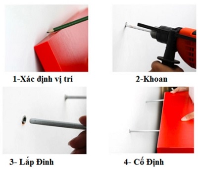 Hướng dẫn cách lắp đặt kệ trang trí giá treo tường sang trọng