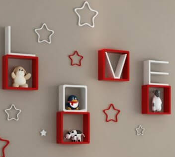 kệ trang trà gắn tưá»ng chữ love sang trá»ng hiện đại giá rẻ