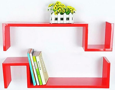 Kệ gắn tưá»ng mầu đỠchữ s giá rẻ