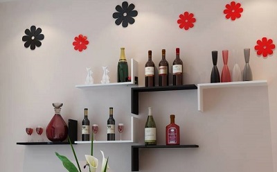 Kệ hình chữ L trắng đen giá rẻ