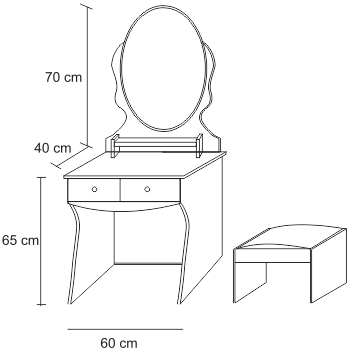 Bà n phấn trang điểm thiết kế đẹp