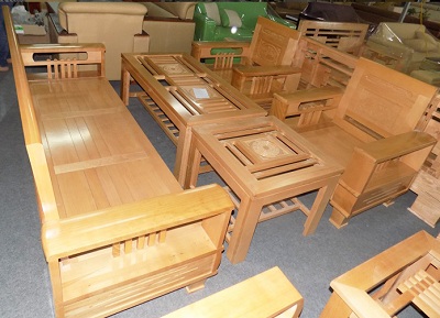 Bàn ghế phòng khách 1m8