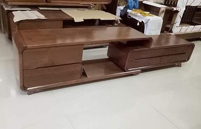 Kệ tivi hiện đại Sơn PU 5 lớp bằng sơn lót và sơn phủ cao cấp không độc hại