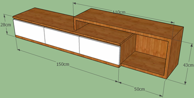 KỆ TIVI Gá»– CÔNG NGHIỆP MDF PHỦ MELAMINE HAI MÀU TRẮNG VÀ XOAN ÄÀO