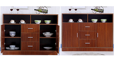 Tủ đựng bát đĩa gỗ công nghiệp TDN03