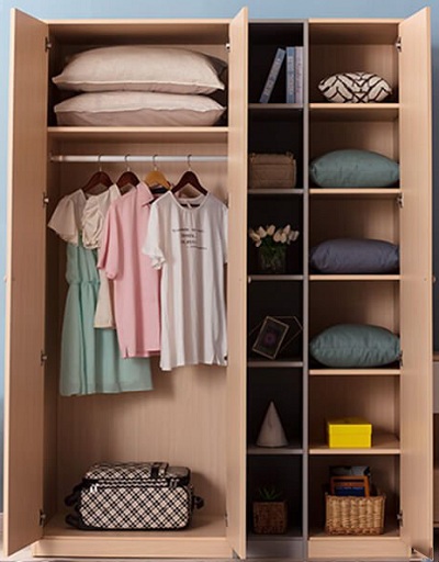 tủ quần áo hiện đại bằng gỗ công nghiệp MDF cao cấp