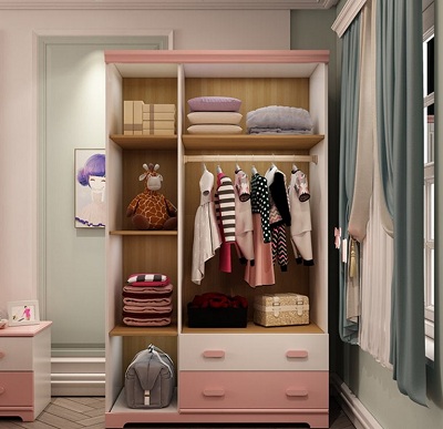 Tủ quần áo mà u hồng cho bé giá xinh đẹp