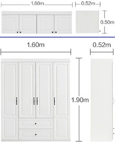THiết kế tủ quần áo gỗ ép công nghiệp lõi xanh