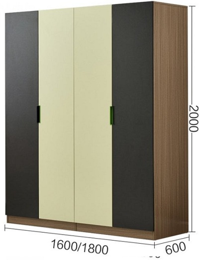 Thiết kế chi tiết tủ quần áo gỗ ép