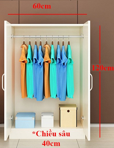 Tủ áo gỗ hiện đại, tủ quần áo gỗ công nghiệp
