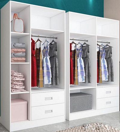 Tủ quần áo gỗ ép lõi xanh chống ẩm