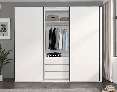 Tủ quần áo cánh trượt thiết kế hiện đại