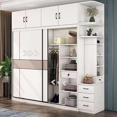 Tủ quần áo cánh trượt phong cách hiện đại