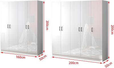 thiết kế chi tiết Tủ quần áo gỗ ép lõi xanh 1m6