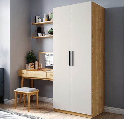Tá»§ quần áo nhá» gá»n kiểu dáng đơn giản 80cm