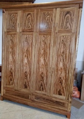 Tủ quần áo hương xám 2 ngăn kéo