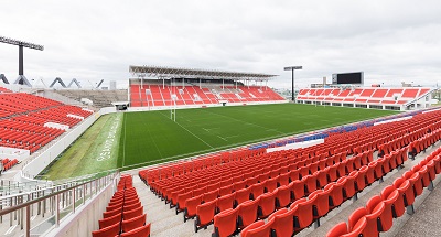 Dự án ghế sân vân động cố định Kotobuki Sea BLMA-8000 tại HANAZONO RUGBY STADIUM