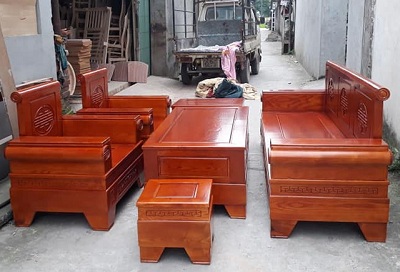 Bà n ghế sofa dáng pháo hiện đại