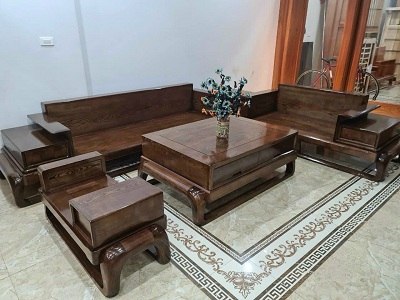 Bàn ghế sofa chân dáng đùi gà sang trọng