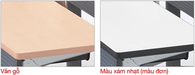 Mà u bà n kotobuki mầu vân gá»—, xám nháºt nổi báºt