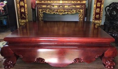 Sáºp gá»— hương đỠsÆ¡n mà u nâu đỠkÃch thước 1m6x2m cao cấp