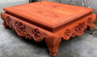 Phôi chiếu ngựa gỗ hương đỠnam phi chưa sơn tại xưởng sản xuất