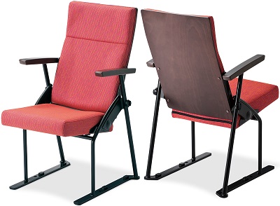 Ghế xếp nhà hát Kotobuki Sea nệm mút bọc nỉ TS-1212K BTH24