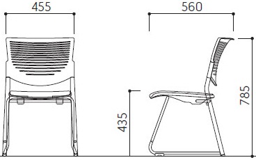 ghế xếp chồng lên nhau kotobuki seaFCA-391M