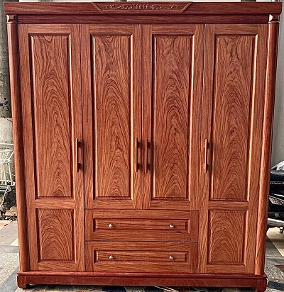 Tủ quần áo gỗ hương đá 1m9