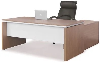 Phối cảnh thực tế Bàn lãnh đạo gỗ ép MFC cao cấp BHV193