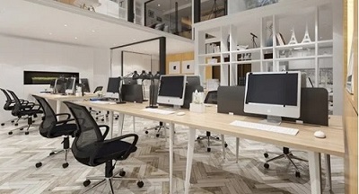 Bàn làm việc đôi gỗ ép công nghiệp BHV199