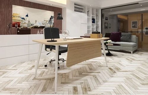 Mẫu Bàn giám đốc gỗ kết hợp chân sắt BHV187