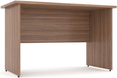 Bà n là m việc văn phòng yếm lá»ng phá»§ melamine vân óc chó BONC235
