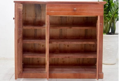 Tủ giầy gỗ xoan ta 98cm