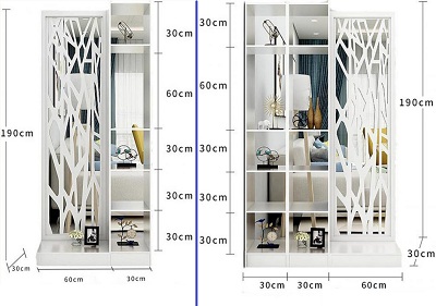 Thiết kế vách ngăn gỗ MDF VG151 GHO–567