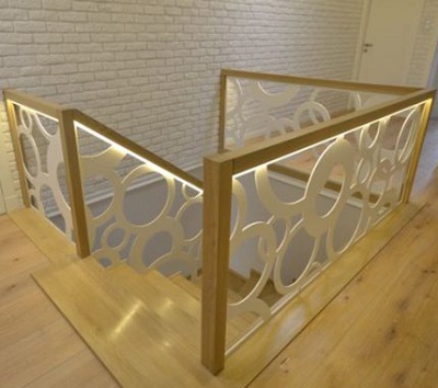 Vách ngăn gỗ MDF VG96 đẹp giữ cho không gian nhà không tối tăm, âm u GHO-5126
