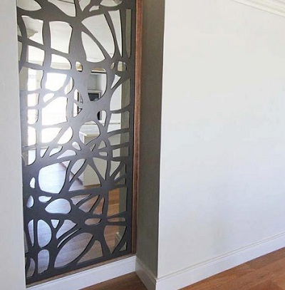 Vách ngăn gỗ MDF VG99 phòng khách GHO-5124