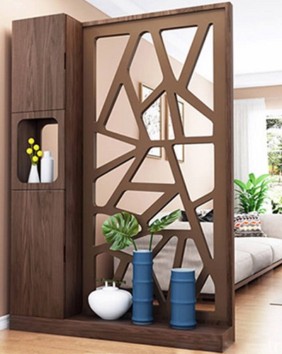 Vách ngăn gỗ VG08 mầu nâu gho-5220