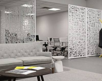 Vách ngăn gỗ MDF VG89 có thể ghép nhiều tấm vách với nhau hoặc dùng vách ngăn độc lập GHO-5135